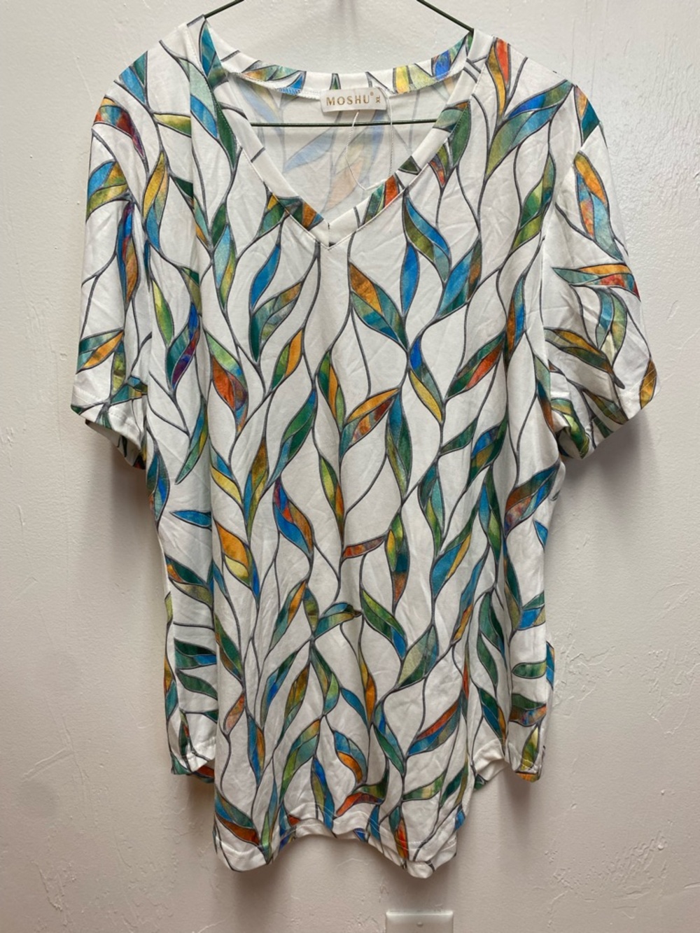 Moshu Women’s Pull Over Short Sleeve Top